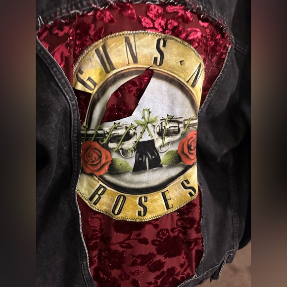 Guns and Roses Levi’s Hooded Jacket L - Picture 2 of 3